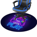 OKRĄGŁY DYWAN GAMINGOWY 3D dla gracza | LET'S PLAY