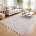 Designerski dywan strukturalny z motywem abstrakcyjnym – URBAN LOOP