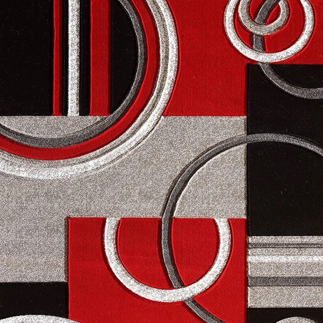 Elegancki dywan z delikatnym wzorem | Okrągła Geometria