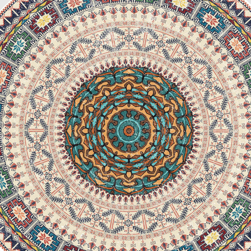 DYWAN OKRĄGŁY w stylu vintage | VINTAGE ORBIT