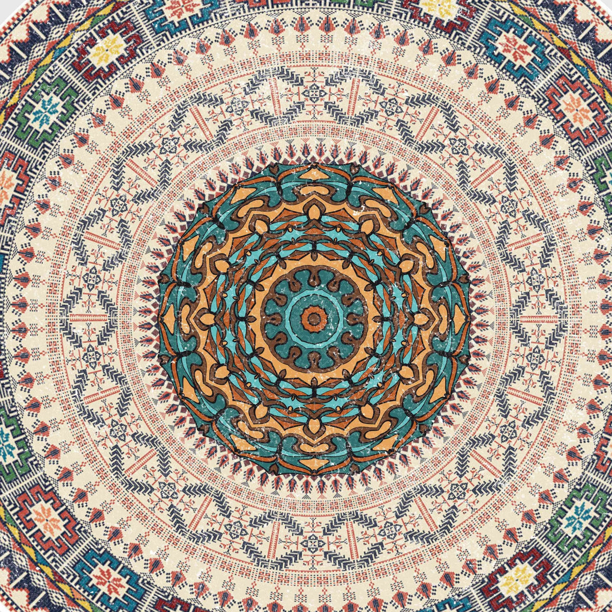 DYWAN OKRĄGŁY w stylu vintage | VINTAGE ORBIT