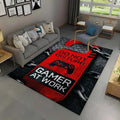 Dywan do pokoju z motywem gamingowym | GAMER AT WORK