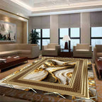 Elegancki dywan w nowoczesnym stylu | Luxury Gold