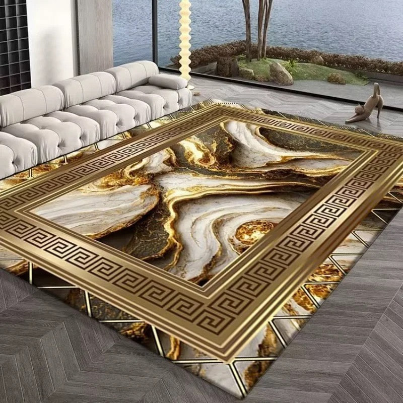 Elegancki dywan w nowoczesnym stylu | Luxury Gold
