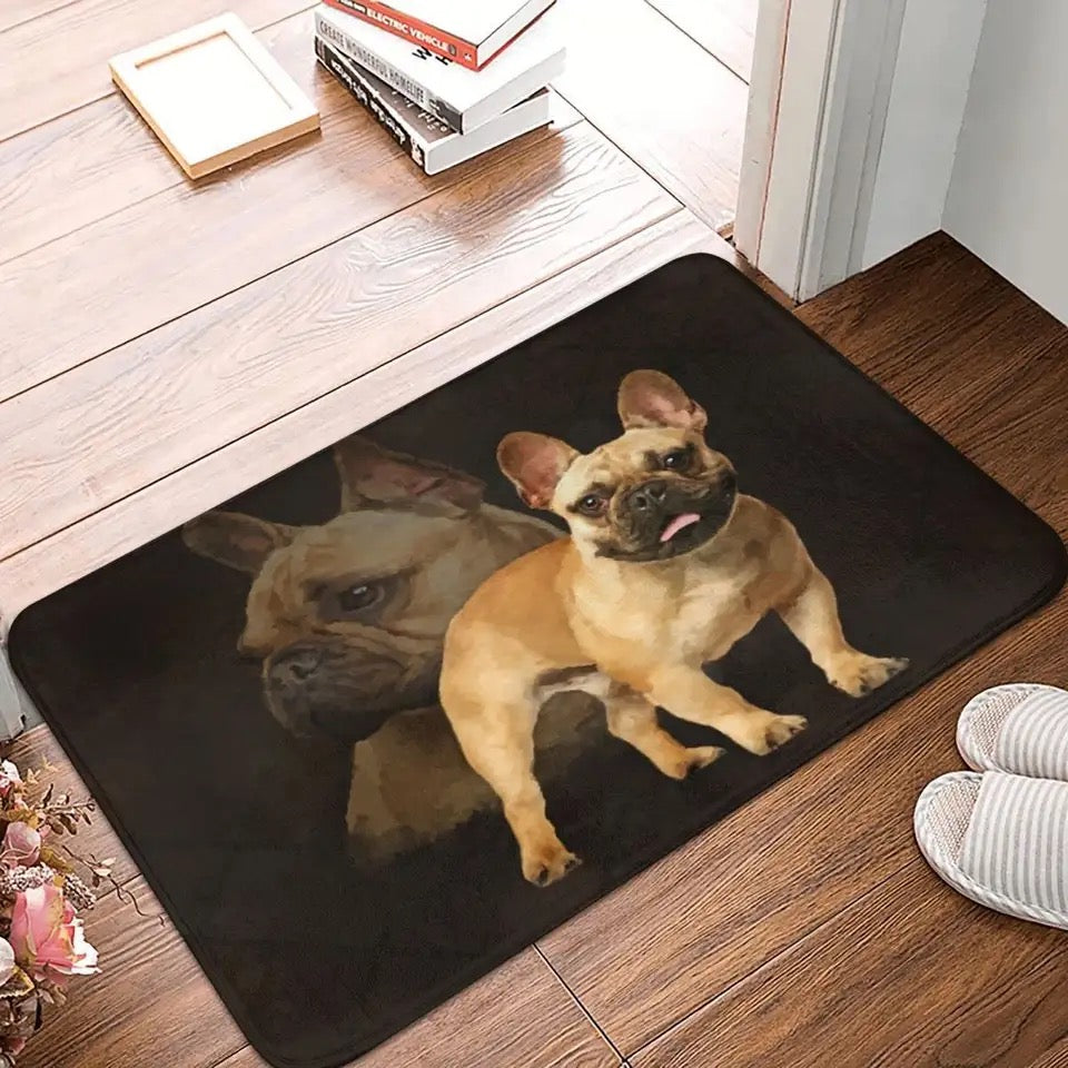 Mały dywanik, chodnik 3D | BULDOG FRANCUSKI