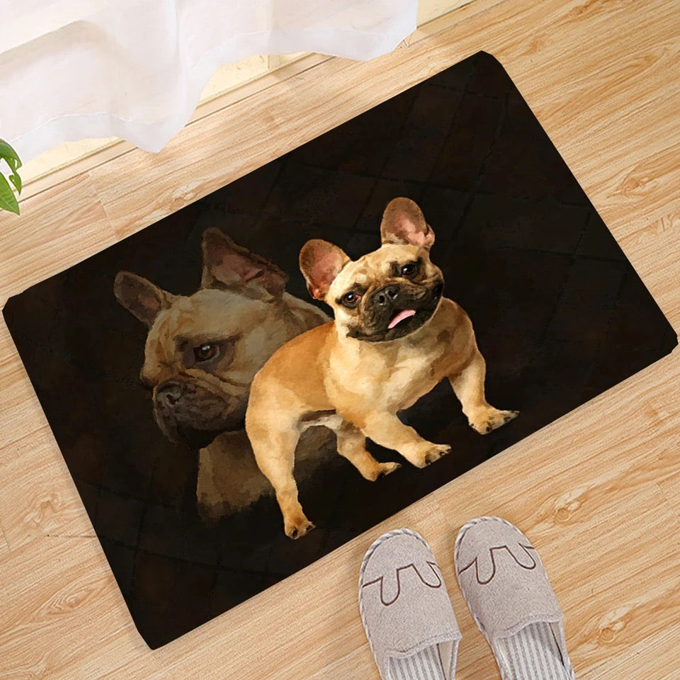 Mały dywanik, chodnik 3D | BULDOG FRANCUSKI