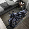 NOWOCZESNY DYWAN z nowoczesnym motoryzacyjnym wzorem | Motocykl vintage