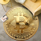 OKRĄGŁY DYWAN Bitcoin -  Kryptowaluta