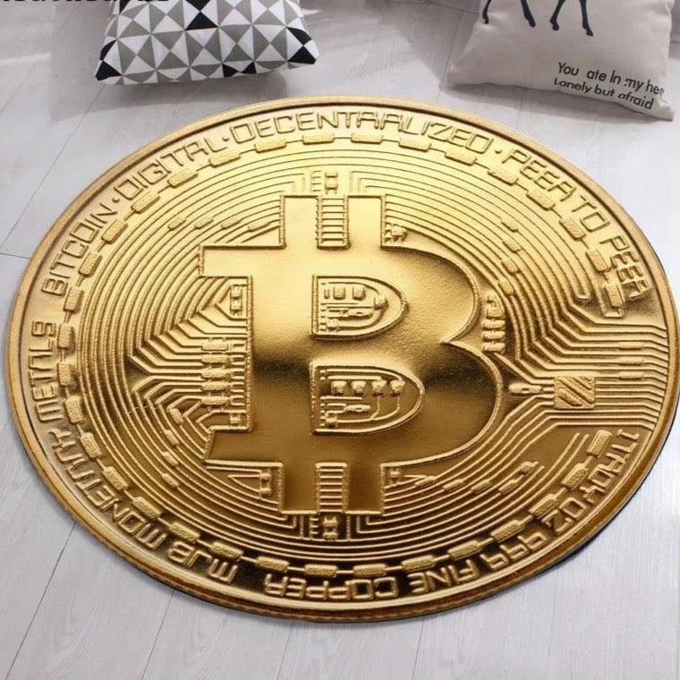 OKRĄGŁY DYWAN Bitcoin -  Kryptowaluta