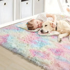 PUCHATY DYWAN SHAGY MULTIKOLOR RAINBOW  | PREMIUM