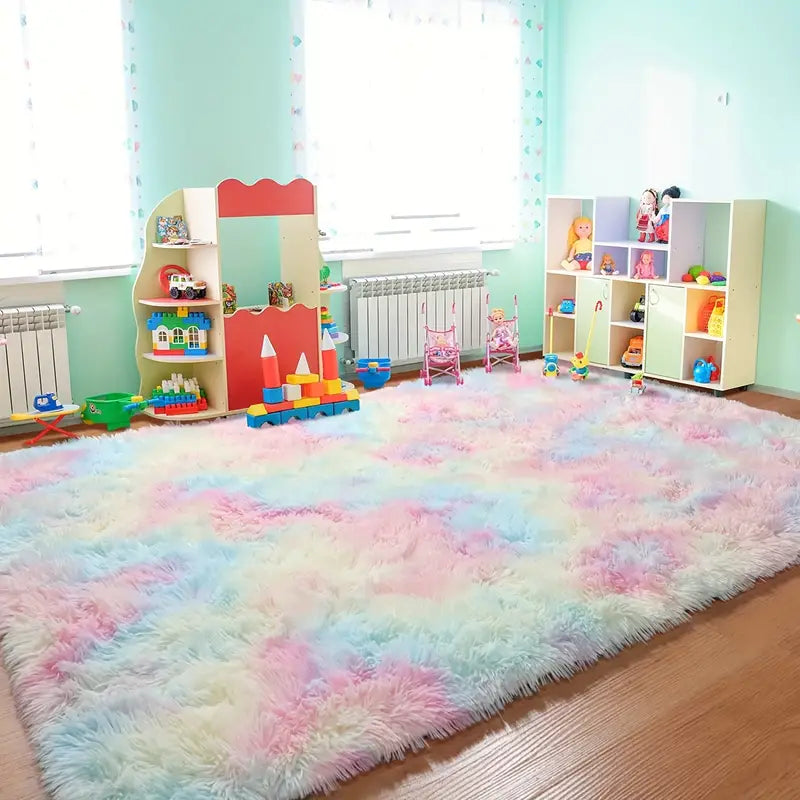 PUCHATY DYWAN SHAGY MULTIKOLOR RAINBOW  | PREMIUM