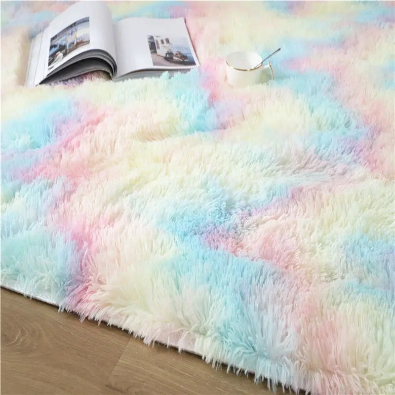 PUCHATY DYWAN SHAGY MULTIKOLOR RAINBOW  | PREMIUM