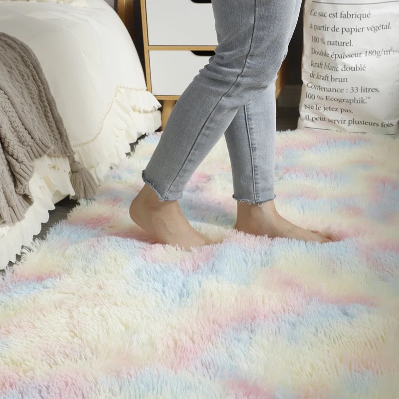 PUCHATY DYWAN SHAGY MULTIKOLOR RAINBOW  | PREMIUM