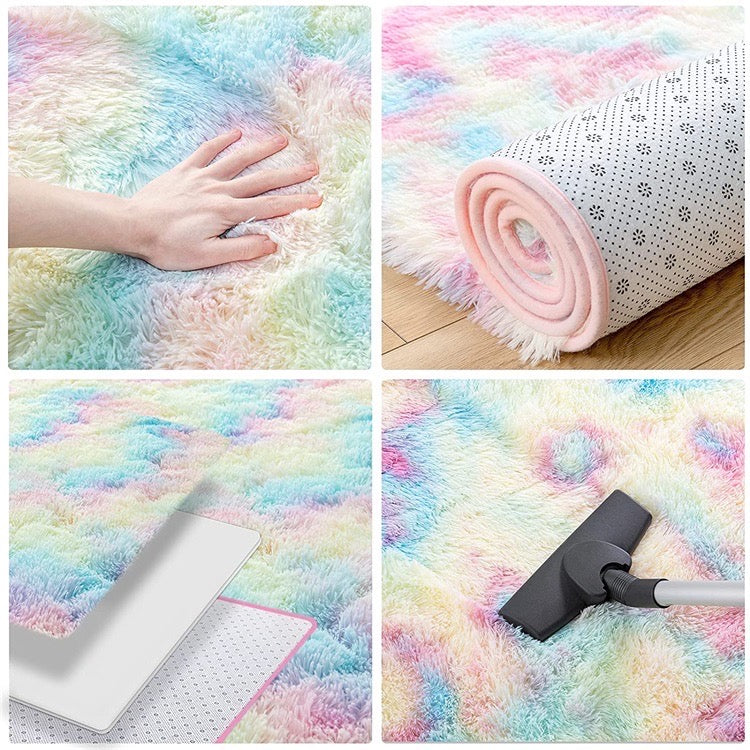 PUCHATY DYWAN SHAGY MULTIKOLOR RAINBOW  | PREMIUM