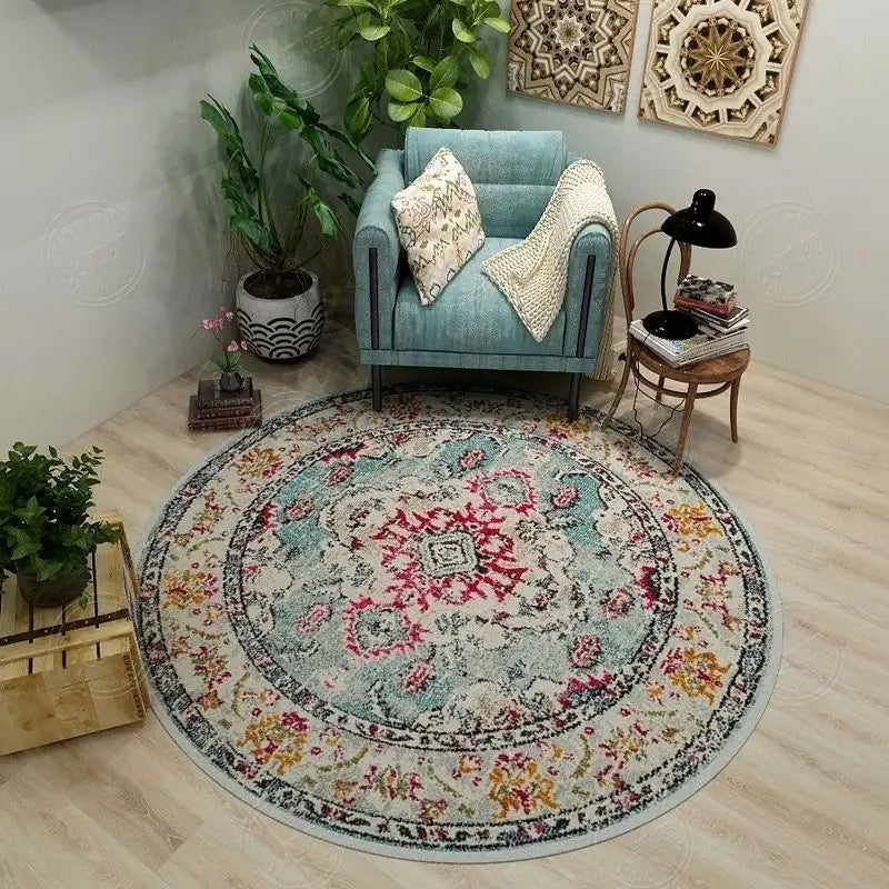 DYWAN OKRĄGŁY w stylu retro NEST