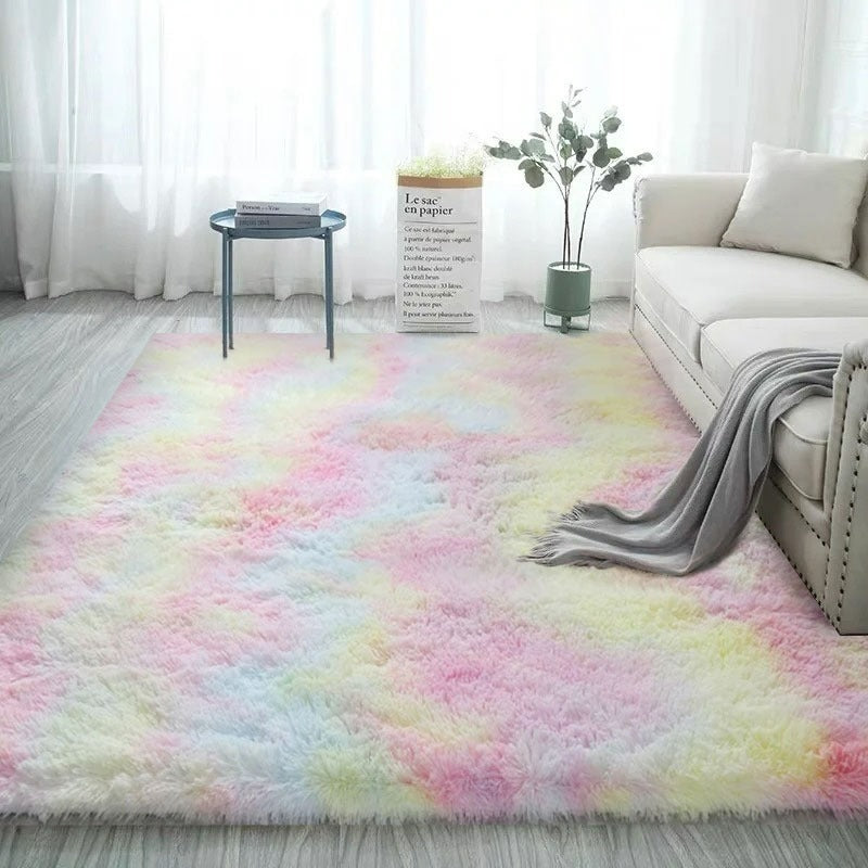 PUCHATY DYWAN SHAGY MULTIKOLOR RAINBOW  | PREMIUM