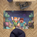 DYWAN do pokoju dziecięcego z bohaterami gry MINECRAFT