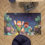 DYWAN do pokoju dziecięcego z bohaterami gry MINECRAFT